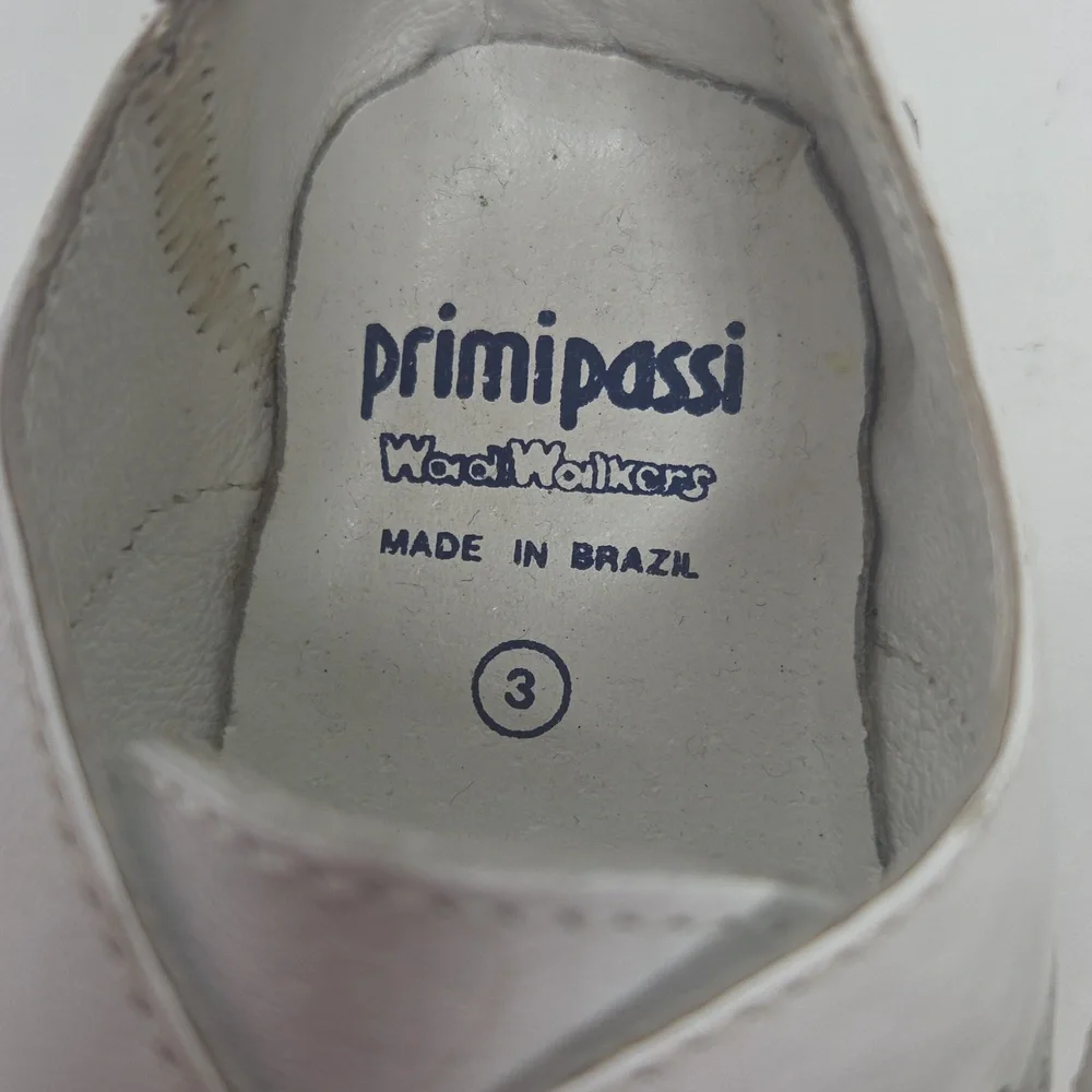 Primipassi Popi White Infant Size 3 Walker
